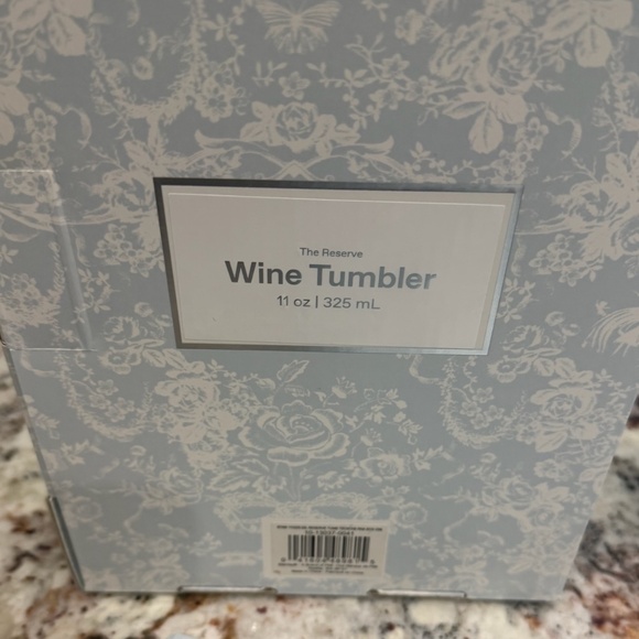 🍷💝🆕Stanley Love Shack Fancy Wine Tumbler * Alpine Blue *  NEW IN BOX - Picture 5 of 7